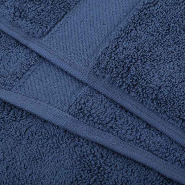 Рушник махровий з бордюром 50x90 см синій La Nuit 