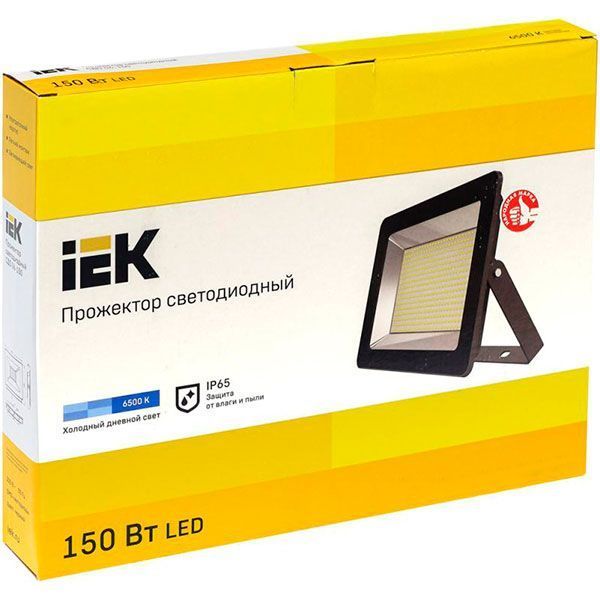 Прожектор IEK СДО 06-150 LED 150 Вт IP65 черный 