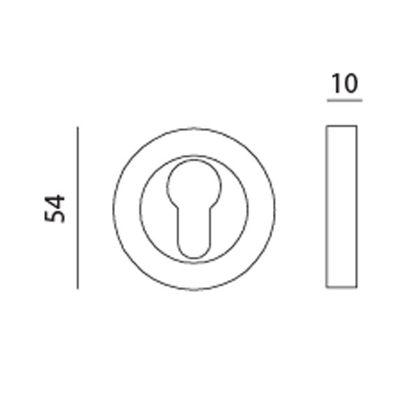 Накладка  MVM E3 PZ старая бронза