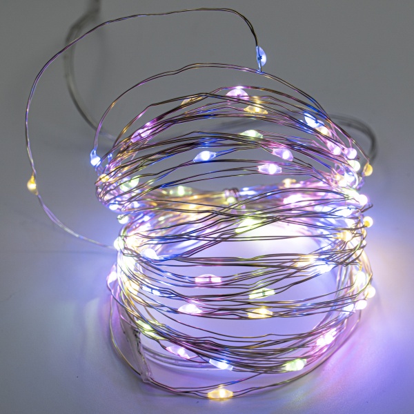 Гирлянда Altalusse INL-2103U-100 Multicolor встроенный светодиод (LED) 10 м 