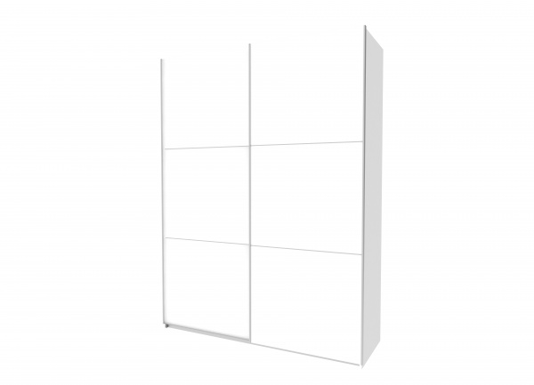 Корпус шкафа-купе G-Кайзер Doros 1800х600x2400 мм белый альба