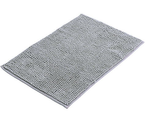 Коврик для ванной комнаты Bisk Basic 6 Chenille 60х40 см серый 7894