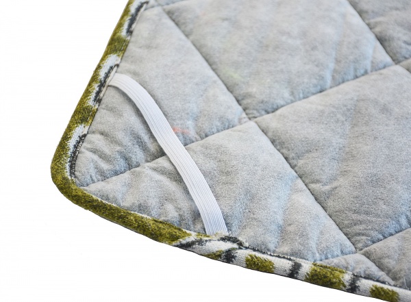 Чехол для стула Villa Узор 35x35 см зеленый с рисунком Прованс