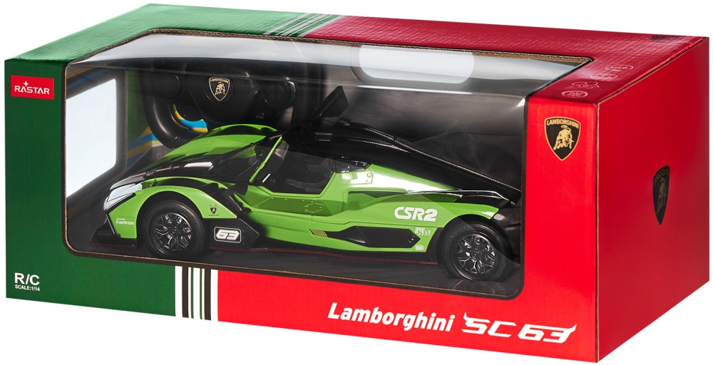 Автомобиль на радиоуправлении Rastar Lamborghini SC63 LMDH 1:14 454.01.05
