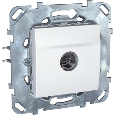 Розетка TV+SAT кінцева Schneider Electric Unica білий MGU5.464.18ZD