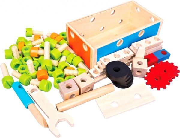 Игровой набор Bino Ящик с инструментом 4 в 1 82147