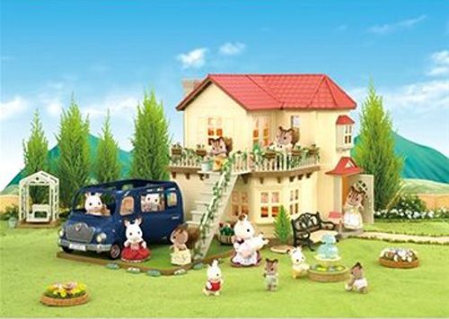 Ігровий набір Sylvanian Families Автомобіль семимісний синій 