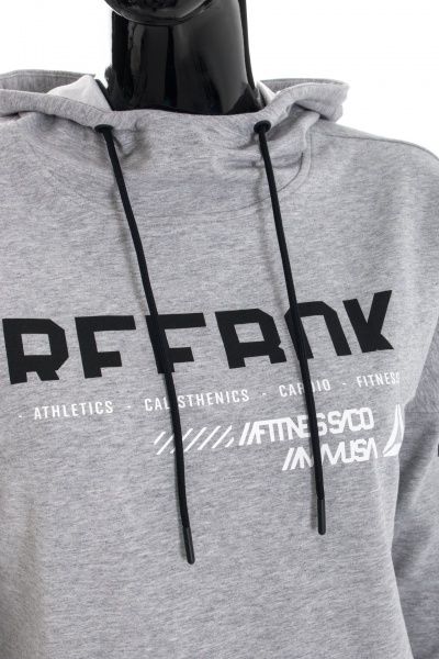 Джемпер Reebok Workout Ready Cotton Graphic AY1911 р. S серый