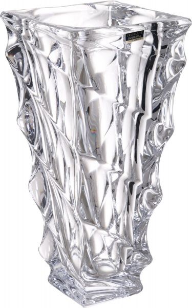 Ваза Casablanca стеклянная прозрачная 30,5 см Bohemia