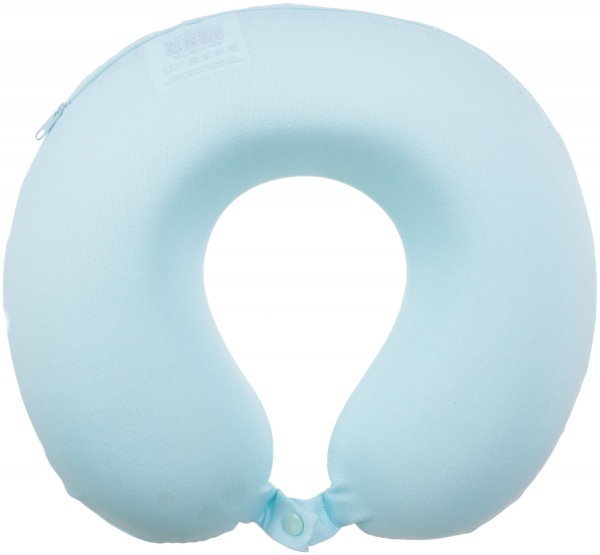 Подушка дорожня 30х30х9 см бірюзова Luna