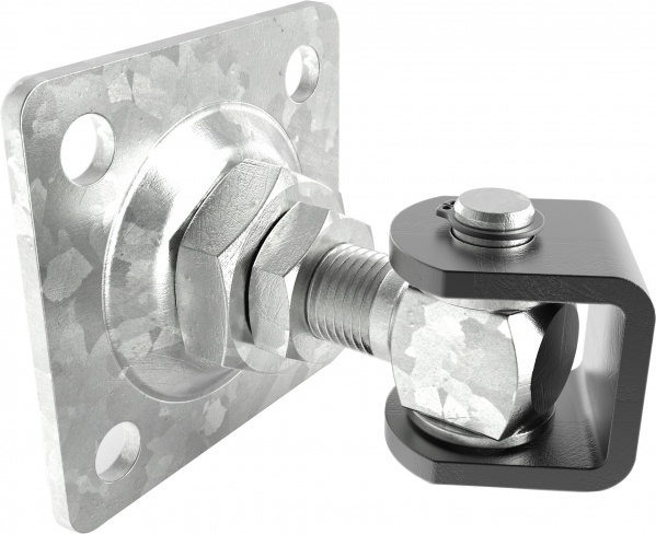 Петля STOREHOUSE с пластиной SHFE-01.04-03 М20 d20 81мм цинк универсальная 1 шт.