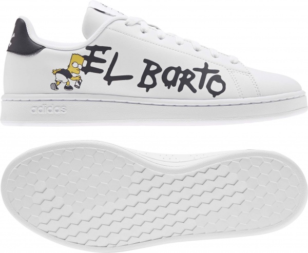 Кроссовки Adidas ADVANTAGE GZ5306 р.UK 10 бело-черный