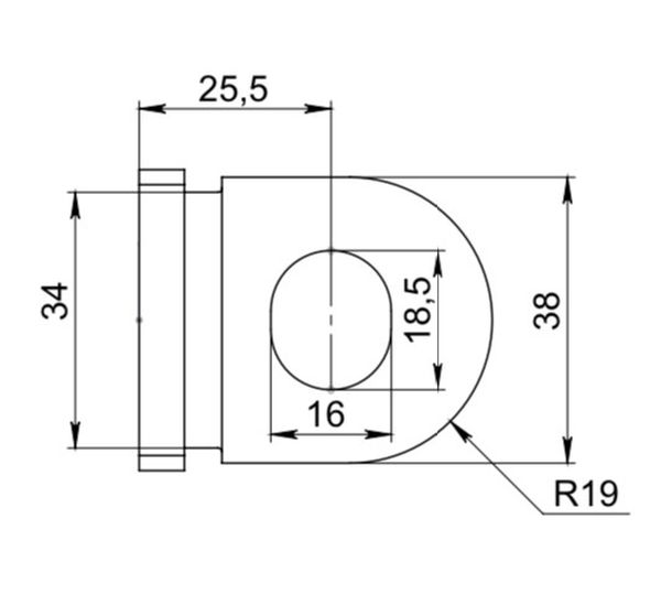 Вушко гнуте Aspect Преміум №2 загартоване
