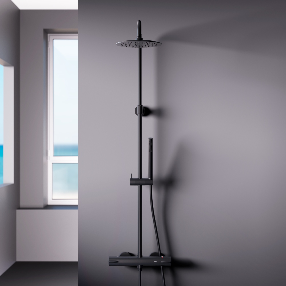 Душова система Damixa 936800300 Scandinavian Pure, з термостатом