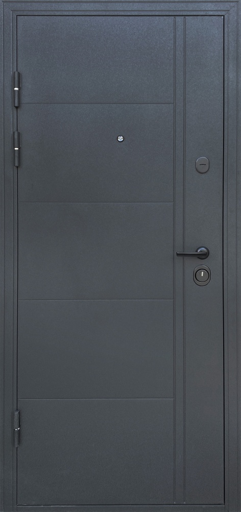 Дверь входная Двері БЦ Верховина-2 черный муар / царга шале 2050x960 мм правая