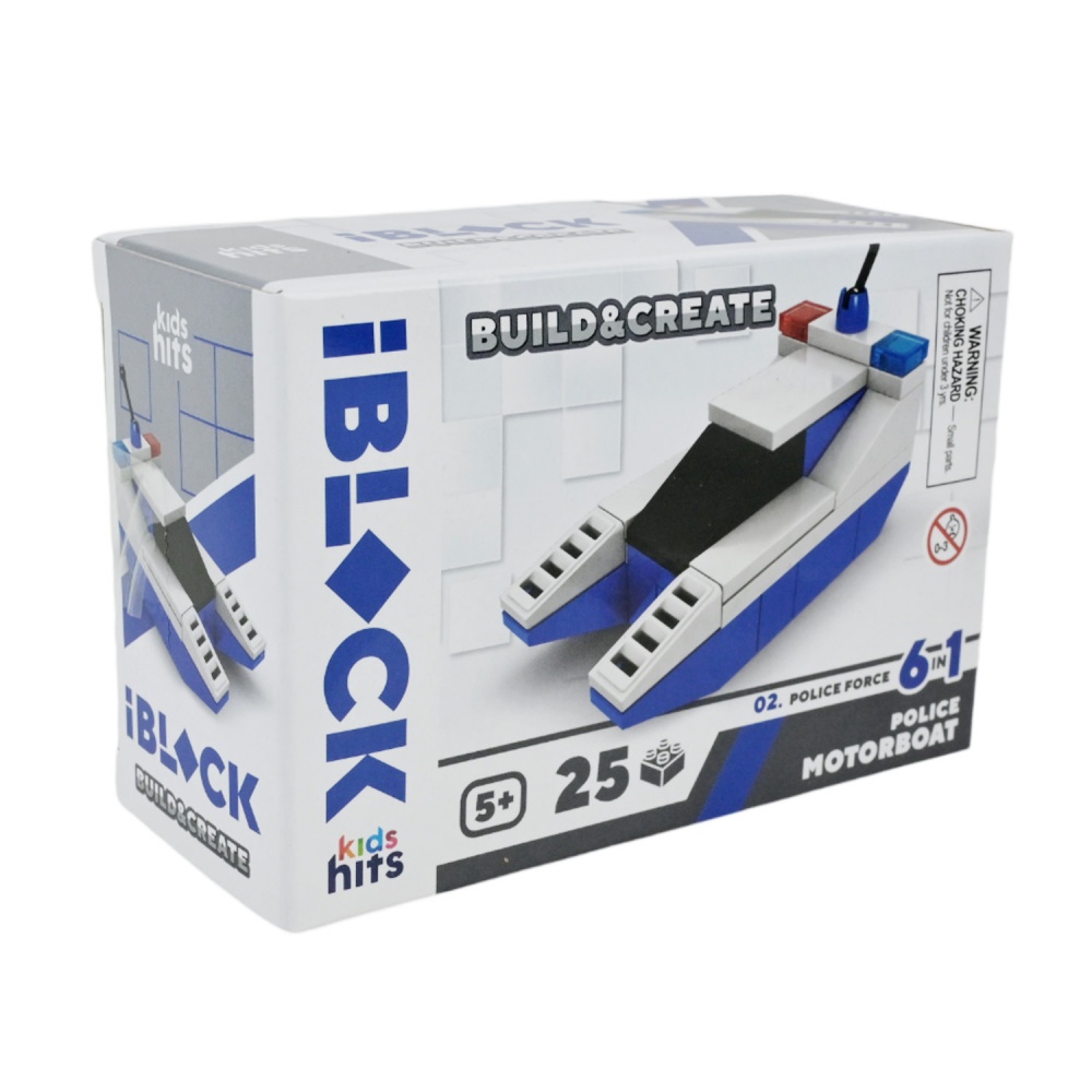 Конструктор Iblock Kids hits JUNIOR Полиция (в ассортименте) KH51/005