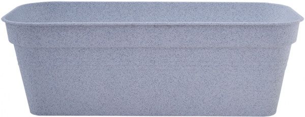 Ящик балконный Алеана Глория прямоугольный 12л белый флок (115082) 