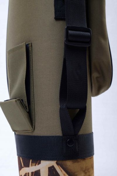 Чехол для удилища KENT&AVER полужесткий №12 зеленый 145 см