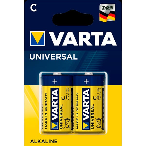 Батарейка Varta Universal C (R14, 343) 2 шт. (4014299412) 