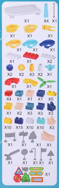 Ігровий набір Hang Wing Конструктор-стіл 43x9.5x32 см HW21001674