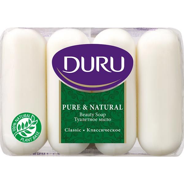 Мыло Duru Pure&Natural Классическое 340 г 4 шт./уп.
