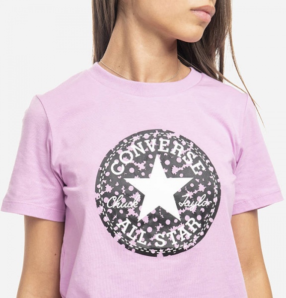 Футболка Converse Nova Seasonal Infill Classic Tee 10023186-A02 р.S рожевий