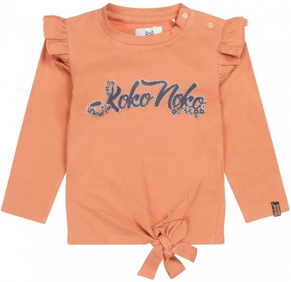 Реглан для дівчинки Koko Noko р.134 коричневий U44973-37 