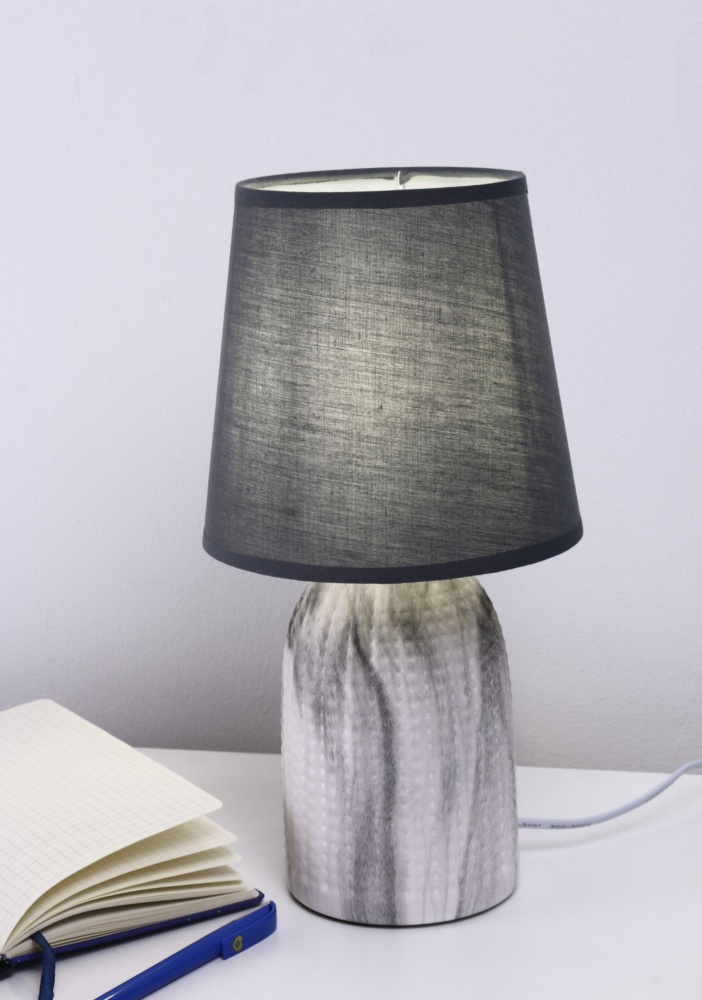 Настольная лампа Luna 1x40 Вт E14 серый ML-D529-B