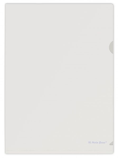 Папка-уголок А4 плотная, прозрачная Nota Bene