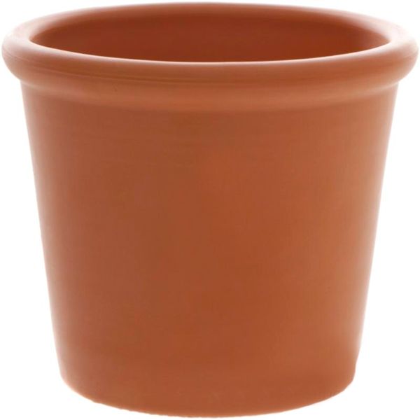 Горшок керамический Каменный цветок Ирис 1411 круглый 0,6л терракот 