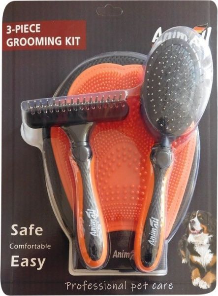 Набір для грумінгу AnimAll 3 в 1 помаранчевий MG8603-Orange (2000981170219)