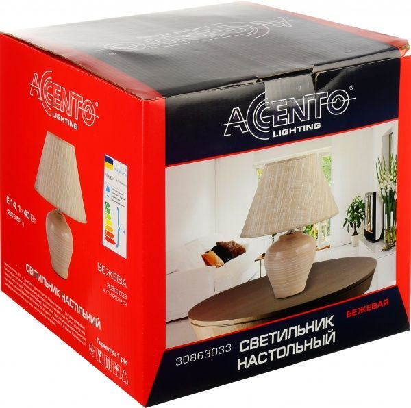 Лампа настольная Accento Lighting ALT-T-D2501S CR