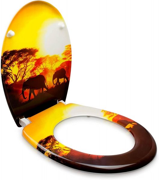 Сиденье для унитаза Rapal Elephant 138 3D-дизайн