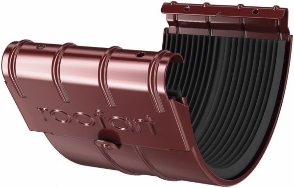 Муфта желоба ROOFART 125 мм красный 