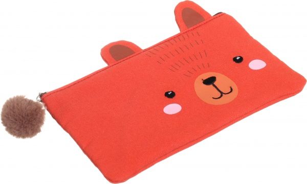 Пенал шкільний Ведмежа MBF20PC005 червоний