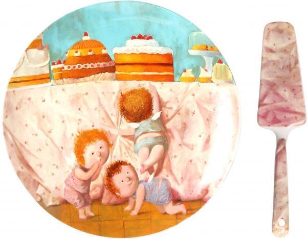 Блюдо для торта Солодке життя 26 см 924-200 Lefard 