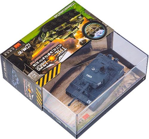 Танк на р/у Great Wall Toys Tiger микро со звуком серый 1:72 GWT2117-4
