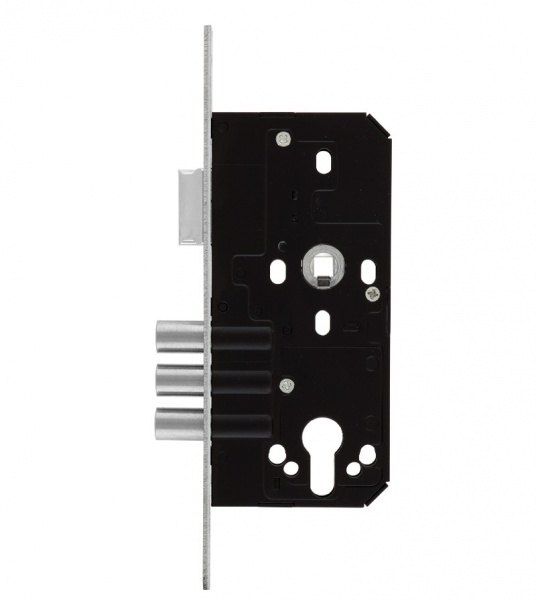 Дверной замок входной SANTOS 1-WAY DIN 985 SS UNIV BS55 мм 85 мм нержавеющая сталь