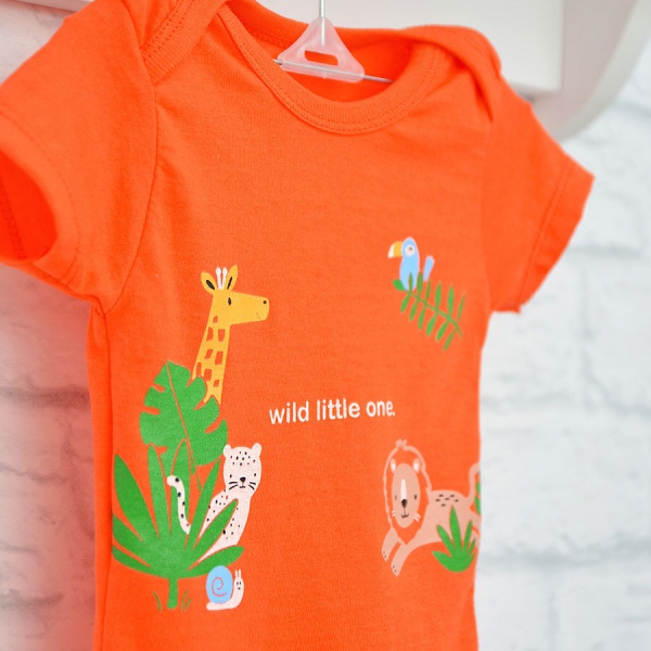 Боди детское унисекс Blanka Маугли р.74 оранжевый 12986 