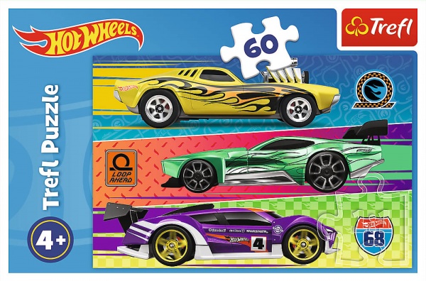 Пазлы Trefl 60 TM Mattel Hot Wheels 17389