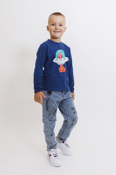 Футболка для мальчика KOSTA р.122 синий 2570-5 