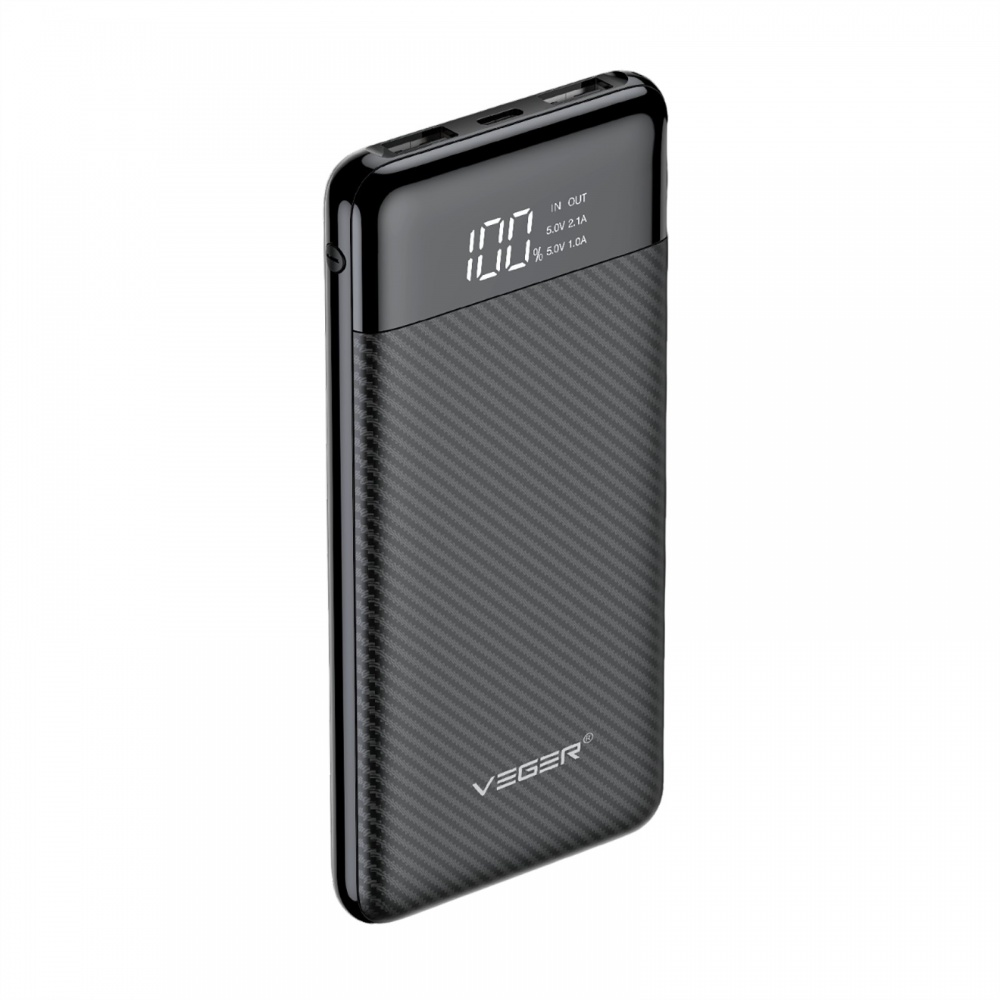 Повербанк VEGER L11 10000 mAh black (L11.black)