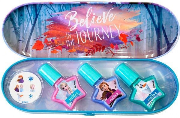 Набор лаков для ногтей Markwins в металлическом футляре Frozen 1599002E