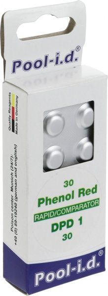 Таблетки для тестерів Phenol Red/DPD1 30/30 Window World Water 