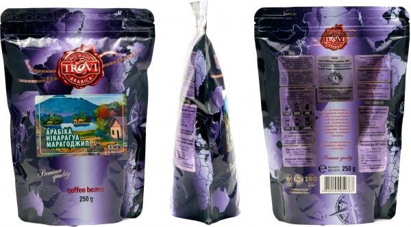 Кава в зернах Trevi Арабіка Нікарагуа Марагоджип 250 г 4820140050781 