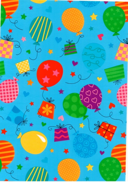 Бумага для упаковки 1,5x0,7 м в ассортименте Happycom International