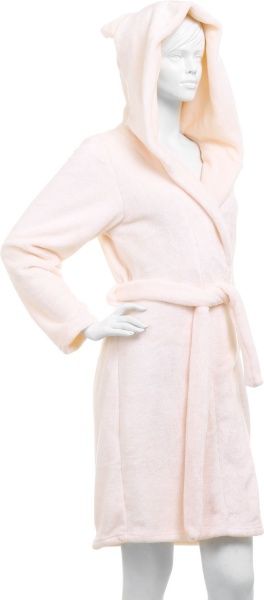 Халат капюшон з вушками р. S білий 