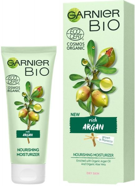 Крем для лица день-ночь Garnier питательный с экстрактом арганы для сухой и чувствительной кожи 50 мл