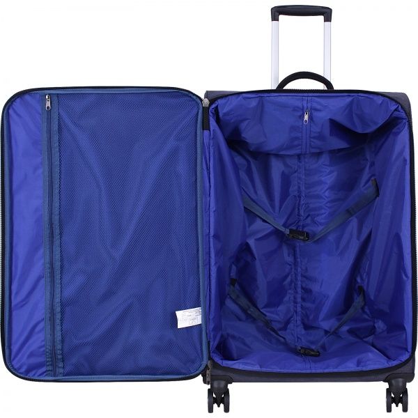 Чемодан Bagland 83 л темно-синий 3716927 