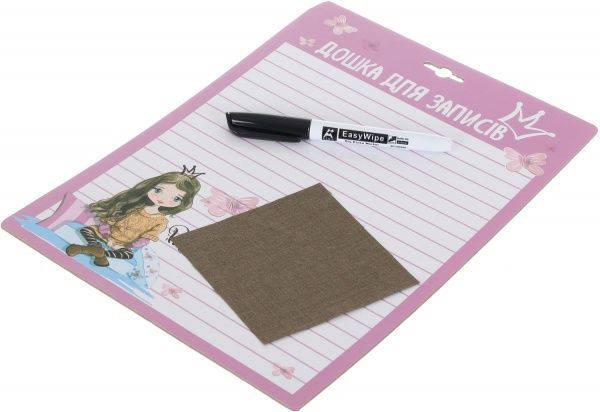 Доска для надписей Расписание уроков Princess А3 сухостираемая iTEM